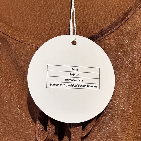 Rustty Dustty Dress Women's XL Burnt Orange Cottagecore Western Boho NWT - Picture 13 of 15